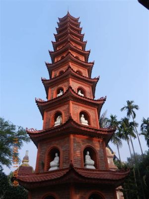 Xuan Dieu Temple:  An Elegant Pagoda Overlooking Hanoi's Bustling Streets!